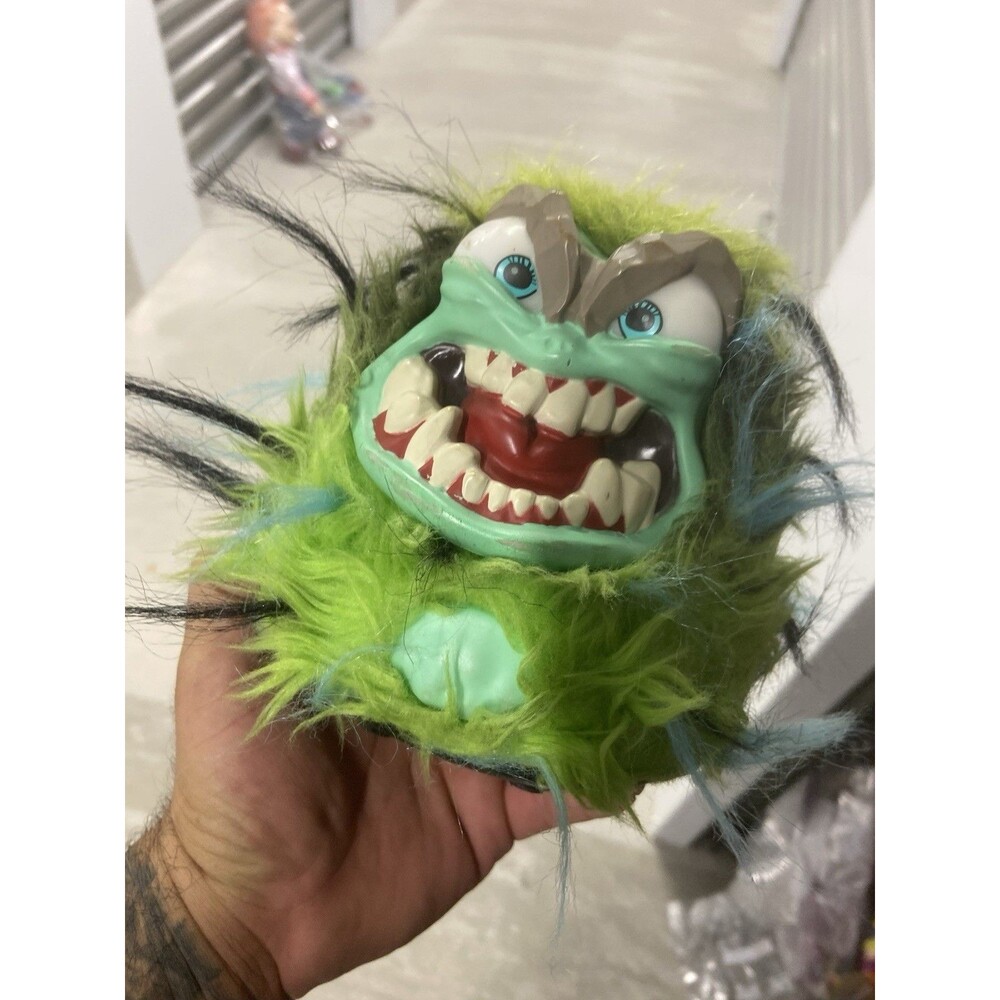 Skyrocket “TREMOR” Green Grumblies Plush Interactive 'Monster' Toy *tested*